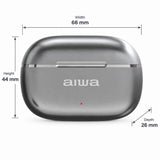 AIWA ETWS-160 True Wireless Earbuds med ANC, ENC och Bluetooth 5.4