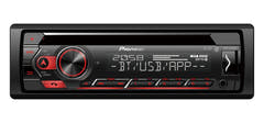 Pioneer DEH-S420BT 1-DIN bilstereo med CD, Bluetooth och USB