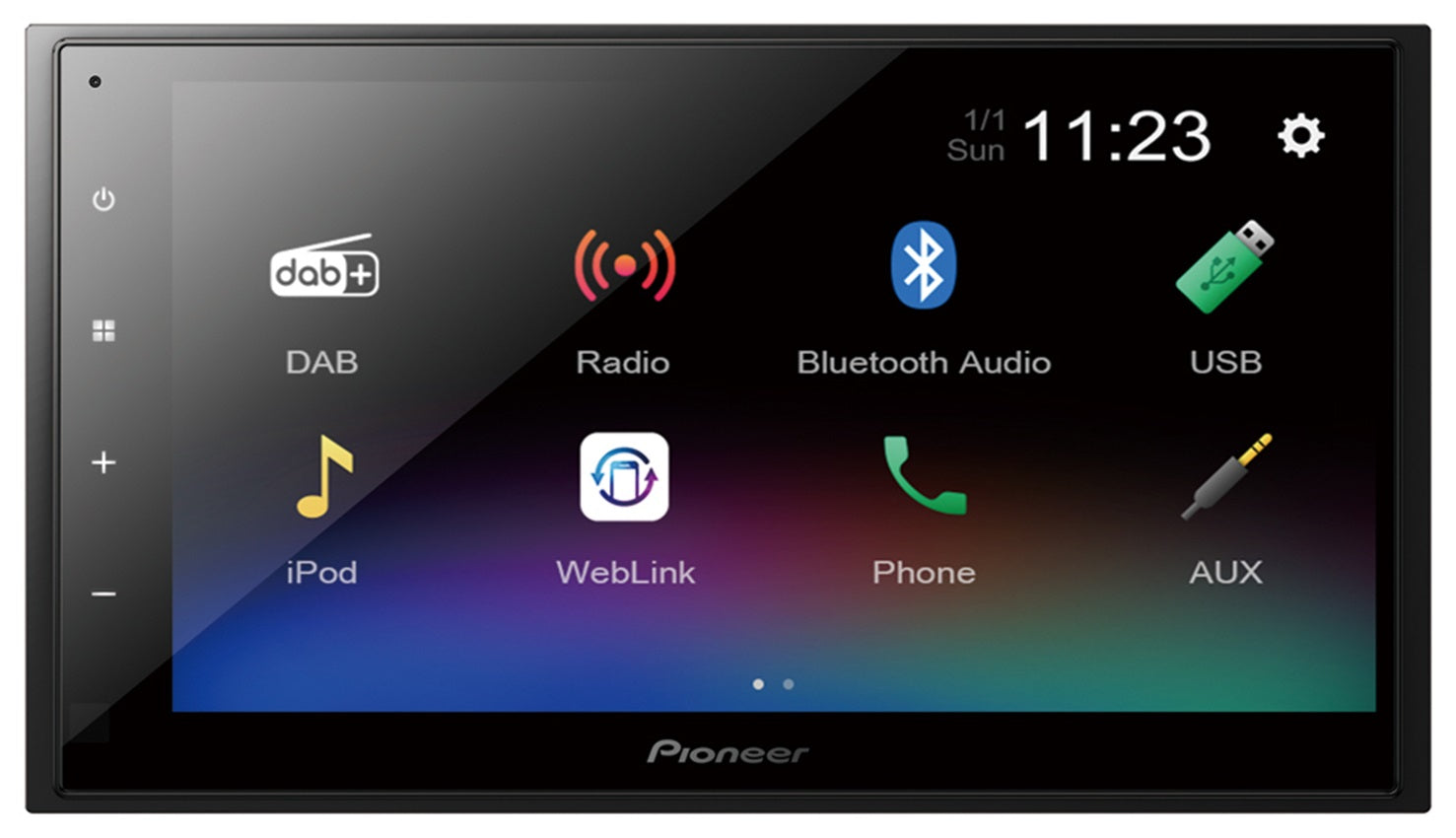 Pioneer DMH-A340DAB Bilstereo Multimediaspelare Bluetooth / DAB+