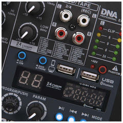 DNA EF-MIX 4, 4-kanals mixer med Bluetooth