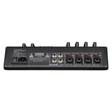 DNA MIX-EFF 6 analog mixer med 6 kanaler, Bluetooth, USB och DSP