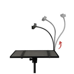 Laptop- och projektorstativ med smartphonehållare