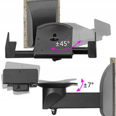 Högtalarväggfäste, set med 2 st. (25kg)