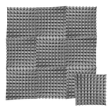 DNA AM2 GY Akustikpaneler 10 stk Grå Selvklæbende