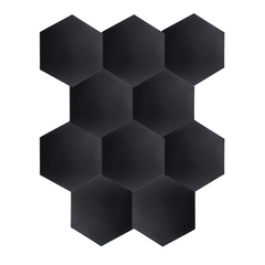 DNA AM3 BK Akustikpaneler 10 st Svart Hexagon