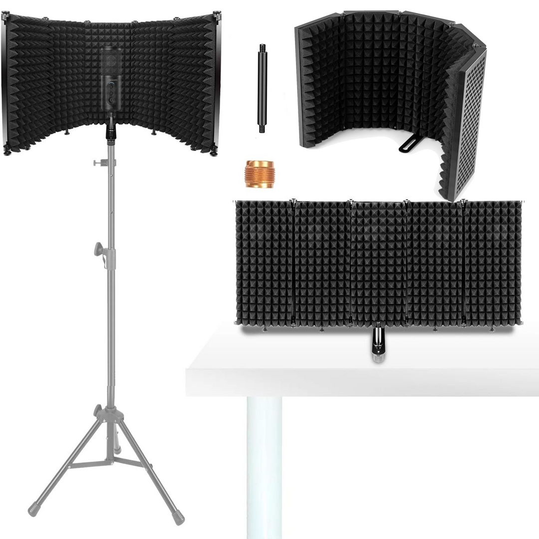 Mikrofoner reflektionsfilter för studio och podcast
