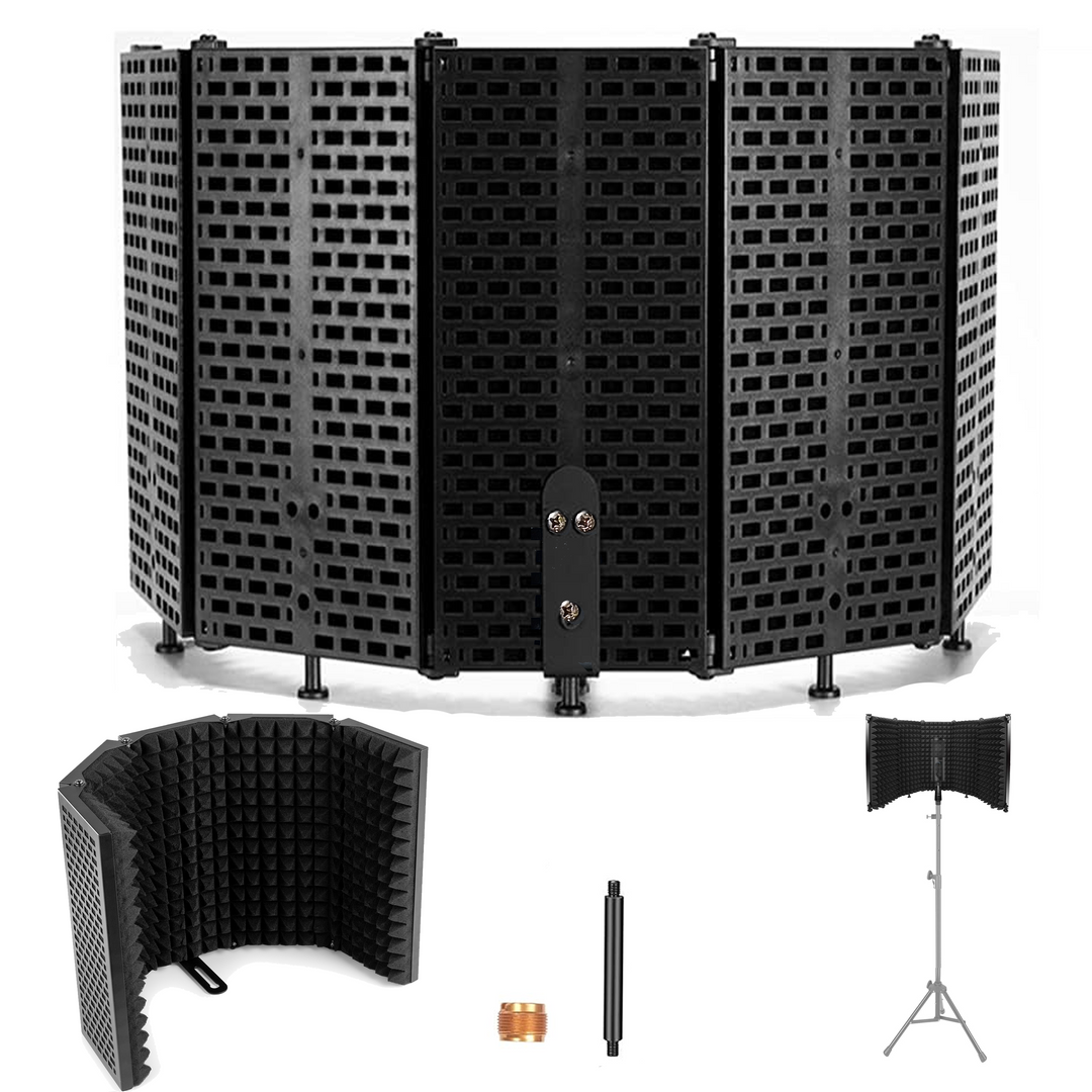 Mikrofoner reflektionsfilter för studio och podcast