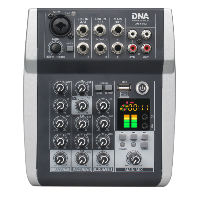 DNA QMX502 Ljudmixer 5 Kanaler