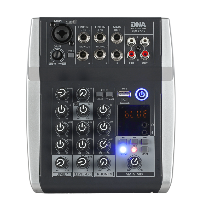 DNA QMX502 Ljudmixer 5 Kanaler