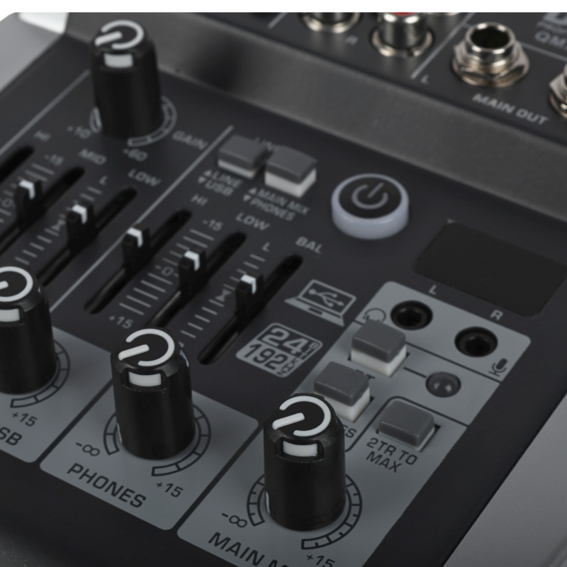 DNA QMX402 ljudmixer 3 kanaler och Bluetooth