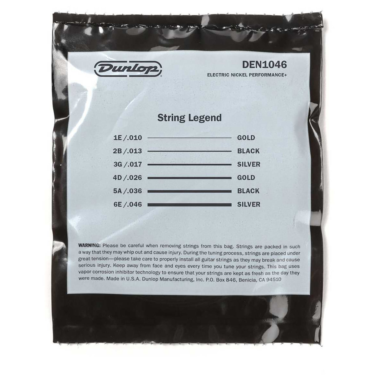 Dunlop DEN1046 gitarrsträngar (10-46)
