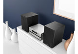 Kenwood M-918DAB - Minisystem med Bluetooth och DAB, Silver
