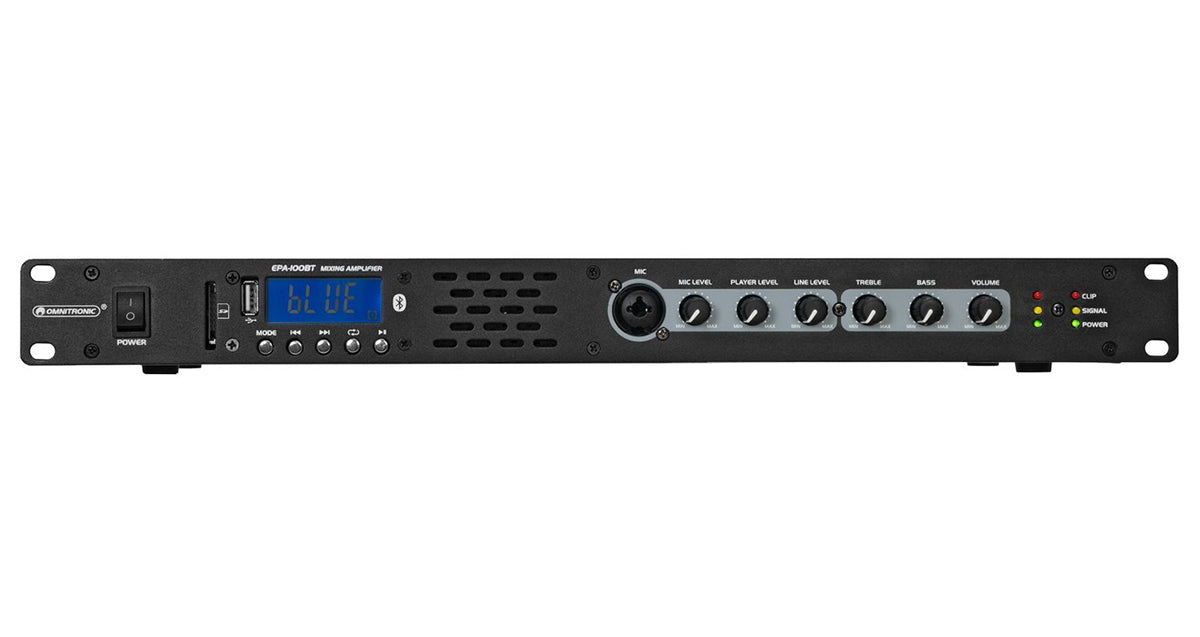 Omnitronic EPA-100BT Mediaspelare