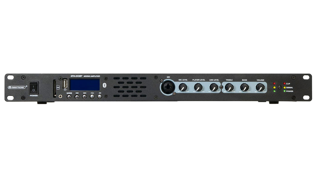 Omnitronic EPA-100BT Mediaspelare 