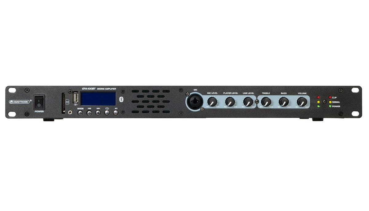 Omnitronic EPA-100BT Mediaspelare