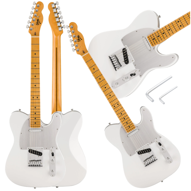 V-Tone ETL39 WH 4/4 elgitarr, vit