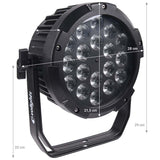 Evolights Glaze PAR IP65 LED spot – RGBW