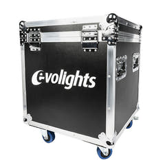 Flightcase till 2 x Evolights Lumeno