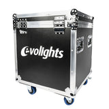Flightcase till 2 x Evolights Lumeno