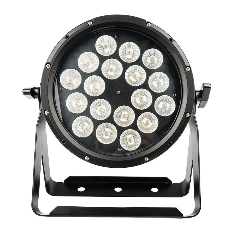 Evolights Glacier 18 LED PAR IP65 – 18x12W RGBWA-UV scen-spot