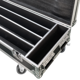 Flightcase för 4 x Evolights Glaze Bar