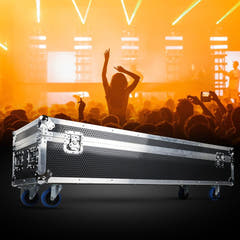 Flightcase för 2 x Evolights Lumen Roto