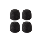 Shure RK187WS-B vindhætte (sort, 4-pak)