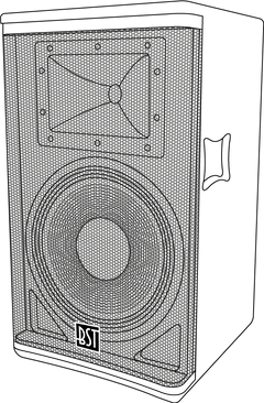 BST SA15DSP aktiv PA-högtalare (600W, 15")