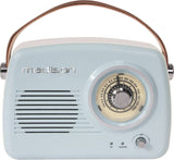 Madison Retro Radio med Bluetooth (ljusblå)