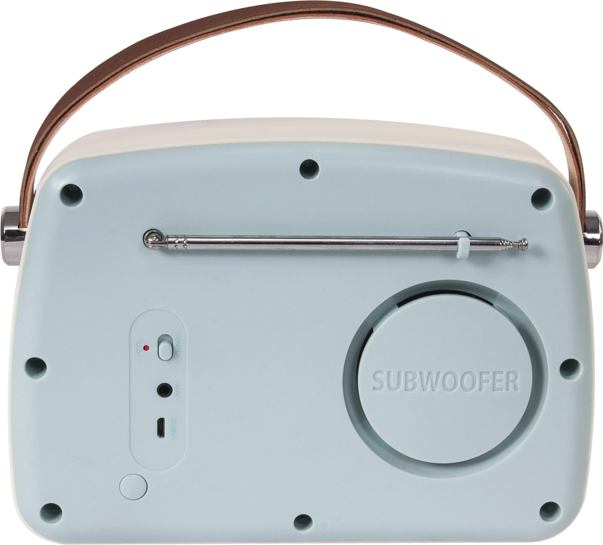 Madison Retro Radio med Bluetooth (ljusblå)