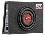 MTX RTF10P Utrymmesbesparande aktiv subwoofer med inbyggd D-klassförstärkare