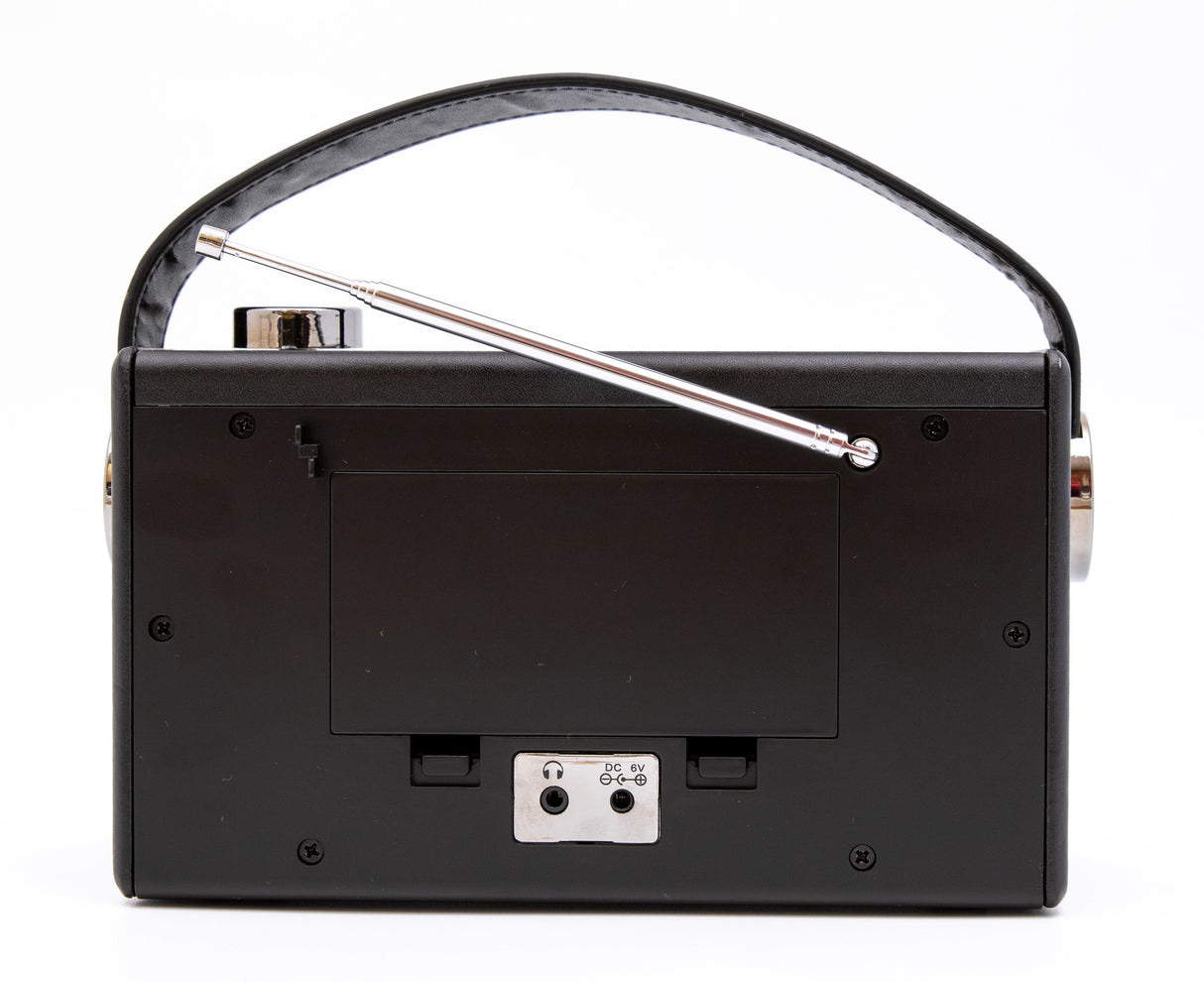 GPO Darcy Vintage Style Radio (svart/silver)