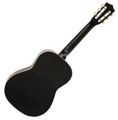 DiMavery AC-303 klassisk spansk gitarr 3/4 (svart) startpaket