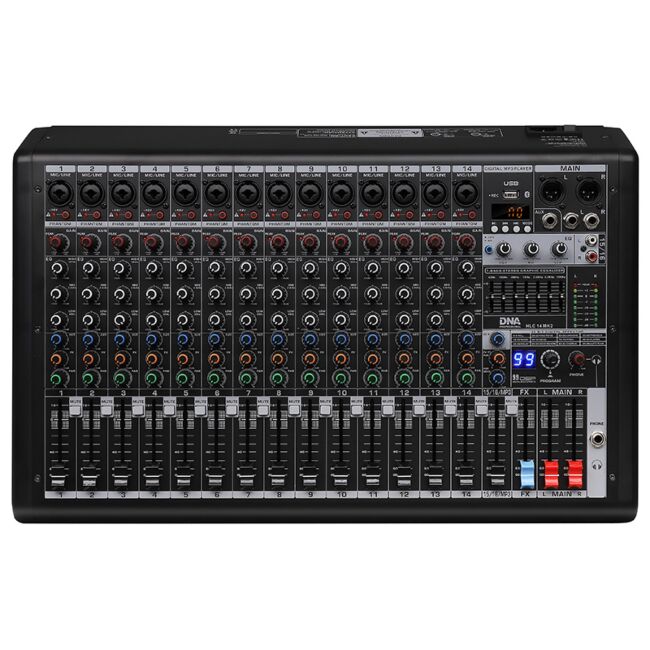 DNA HLC 14 MK2 analog ljudmixer med 14 kanaler