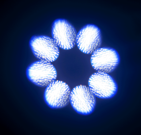 4 stycken. AFX HOTBEAM 16R (Beam - Spot - Wash) + Gratis MyDMX 3.0