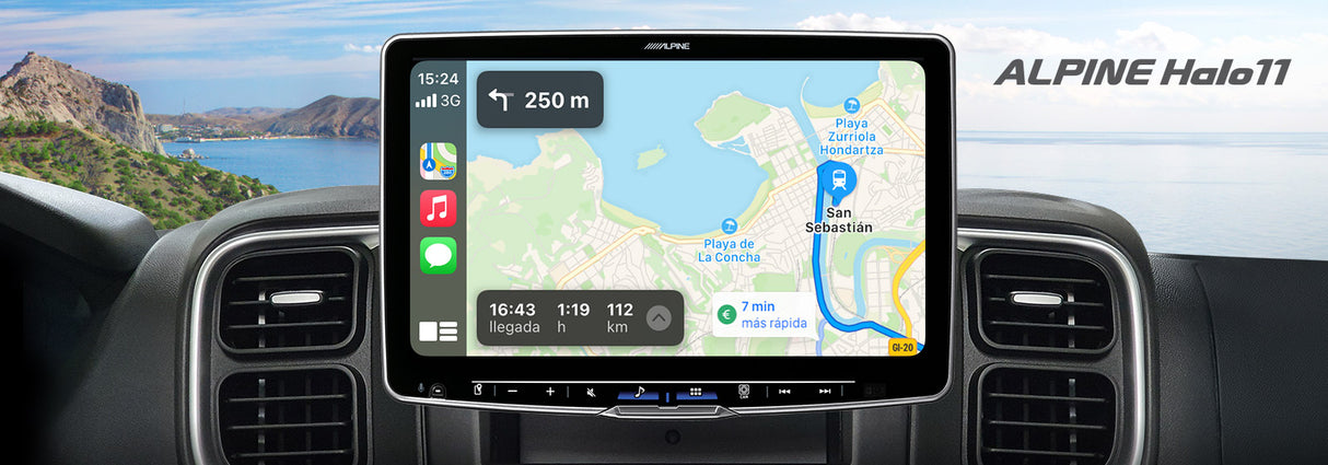 Alpine HALO11 iLX-F115D trådlös Apple Carplay (11")