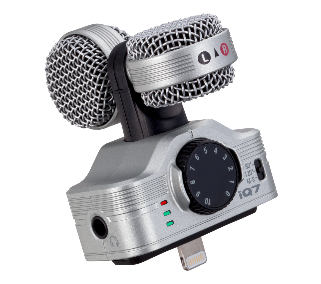 Zoom iQ7 iOS-inspelare