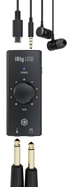 IK Multimedia iRig USB-ljudkort för gitarr