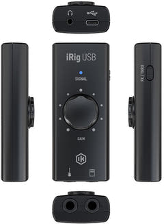 IK Multimedia iRig USB-ljudkort för gitarr