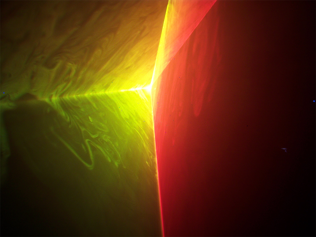 Ibiza laserljus med DMX och ILDA (RGB, 1100MW)