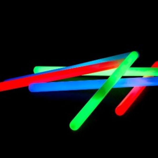 10 stycken 10" Glowstick (blandade färger)