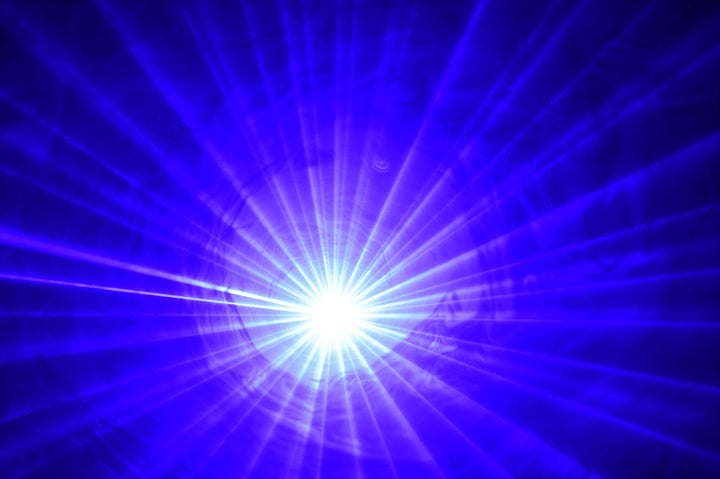 Ibiza laserljus med DMX och ILDA (RGB, 1100MW)