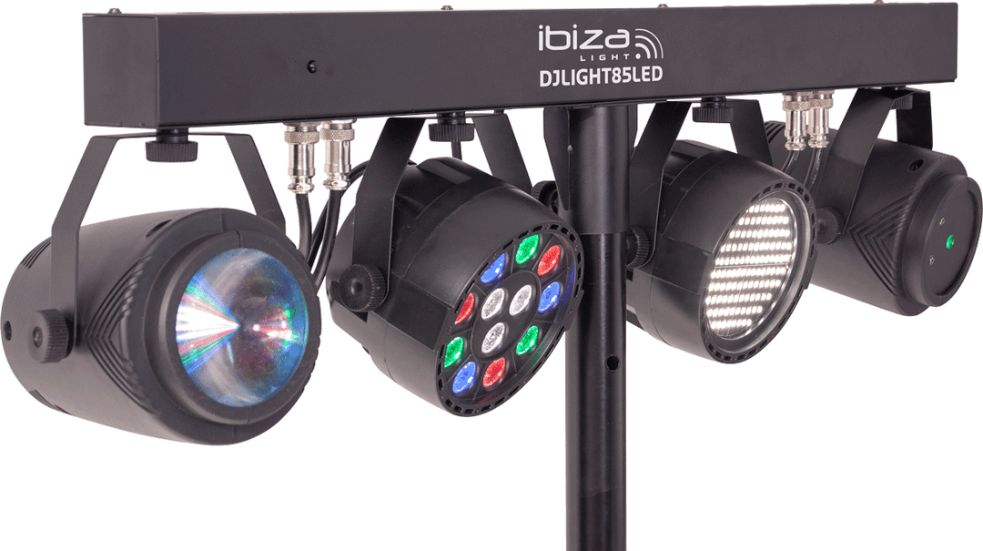 Ibiza LED Lightbar Moonflower, Laser och Strobe
