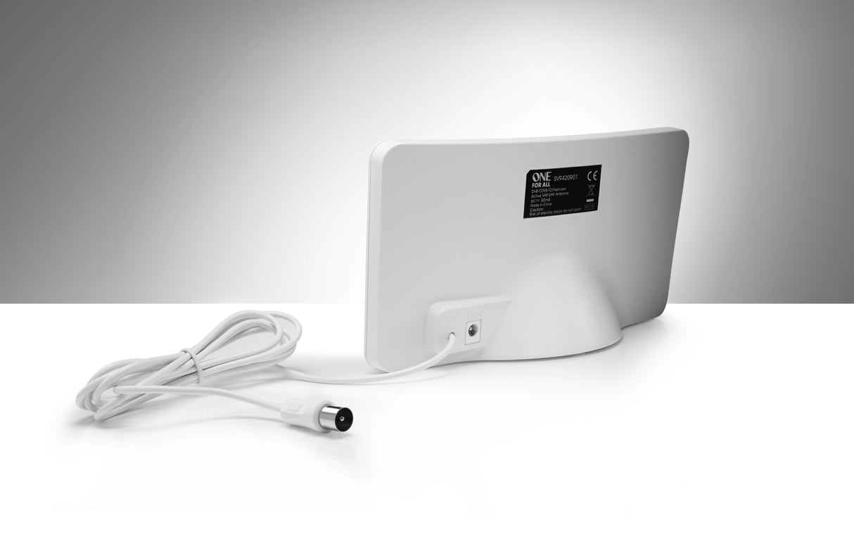 TV och DAB+ antenn inomhus (vit)