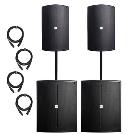 V-Tone NBX-115 Aktiv 15" PA-högtalare med DSP (350W)