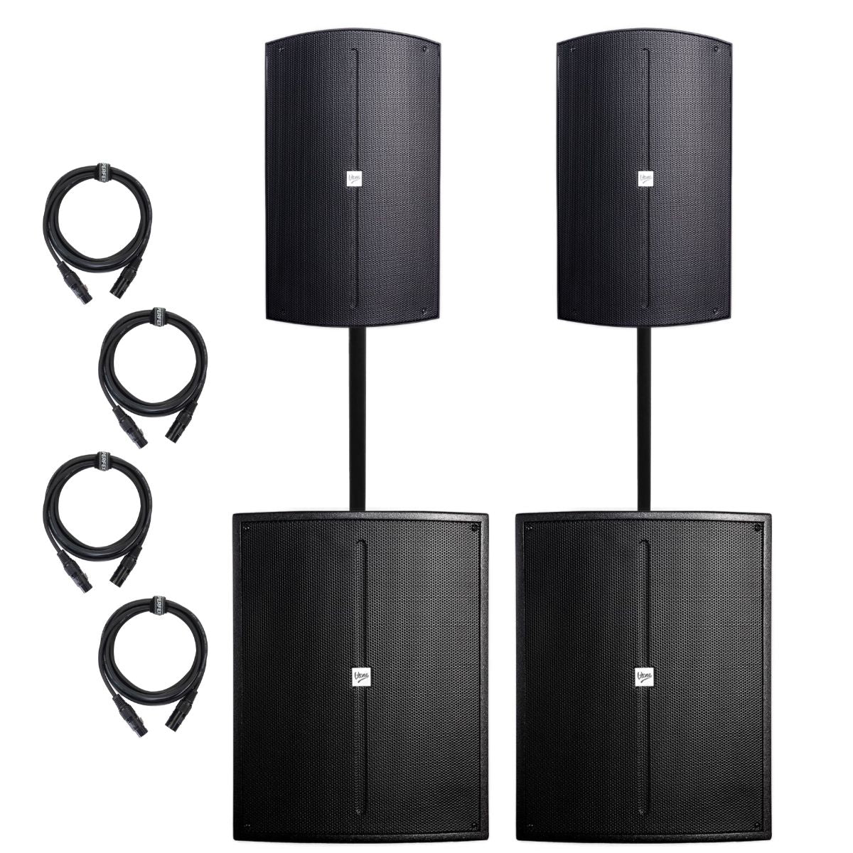 V-Tone NBX-115 Aktiv 15" PA-högtalare med DSP (350W)