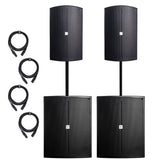 V-Tone NBX-115 Aktiv 15" PA-högtalare med DSP (350W)