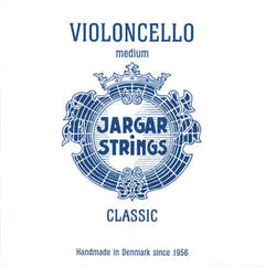 Jargar Fiolersträngar - D stål (Medium)