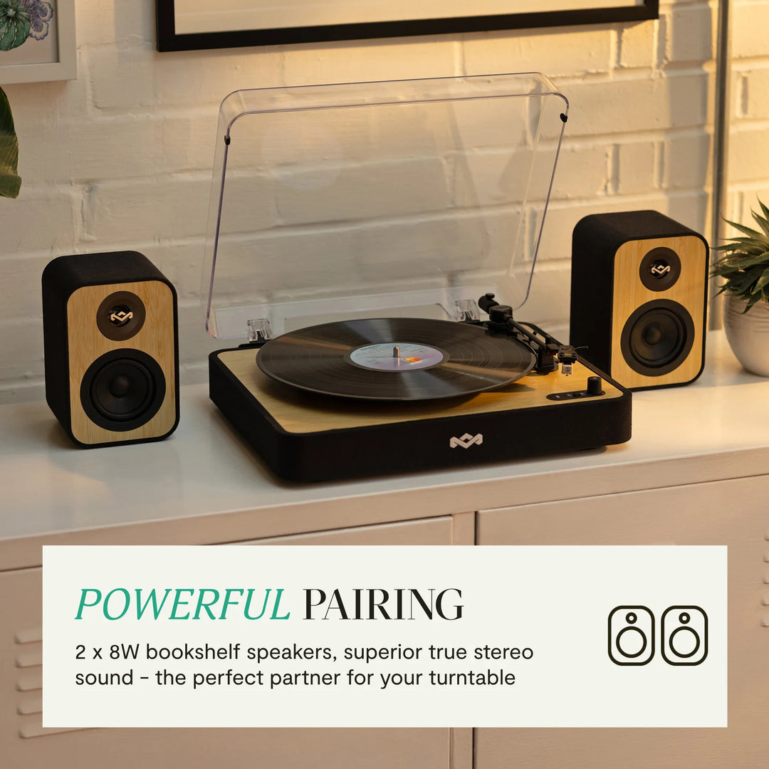 House of Marley Revolution Bluetooth Skivspelare & Högtalarpaket