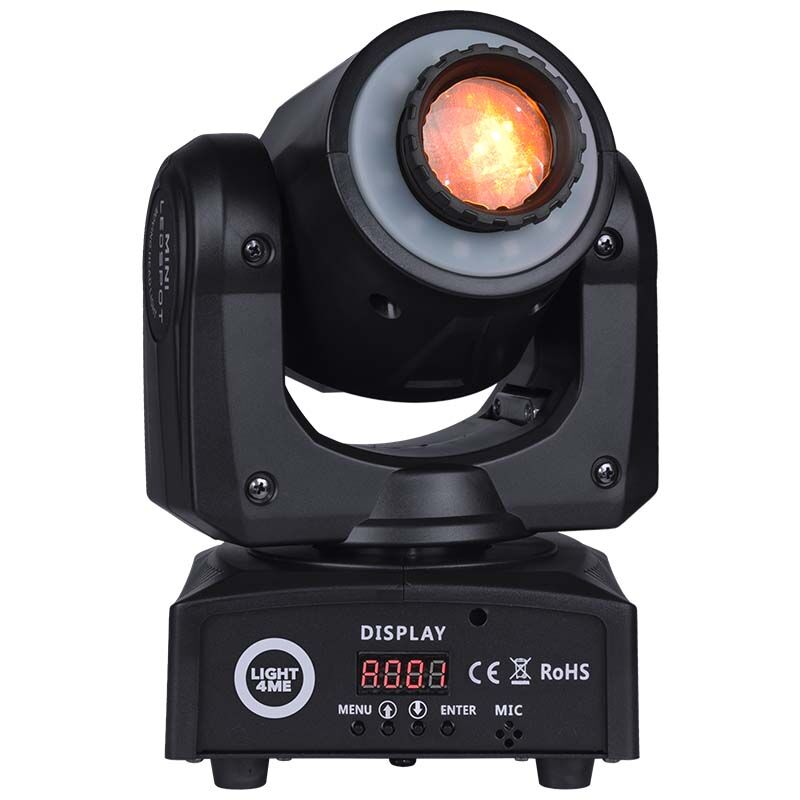 LIGHT4ME 30 SPOT RING bärbar liten moving head LED